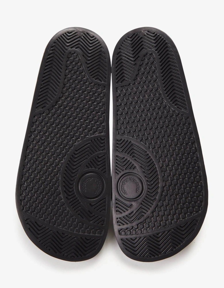 Fred Perry Mens Branded Slider - Black 102