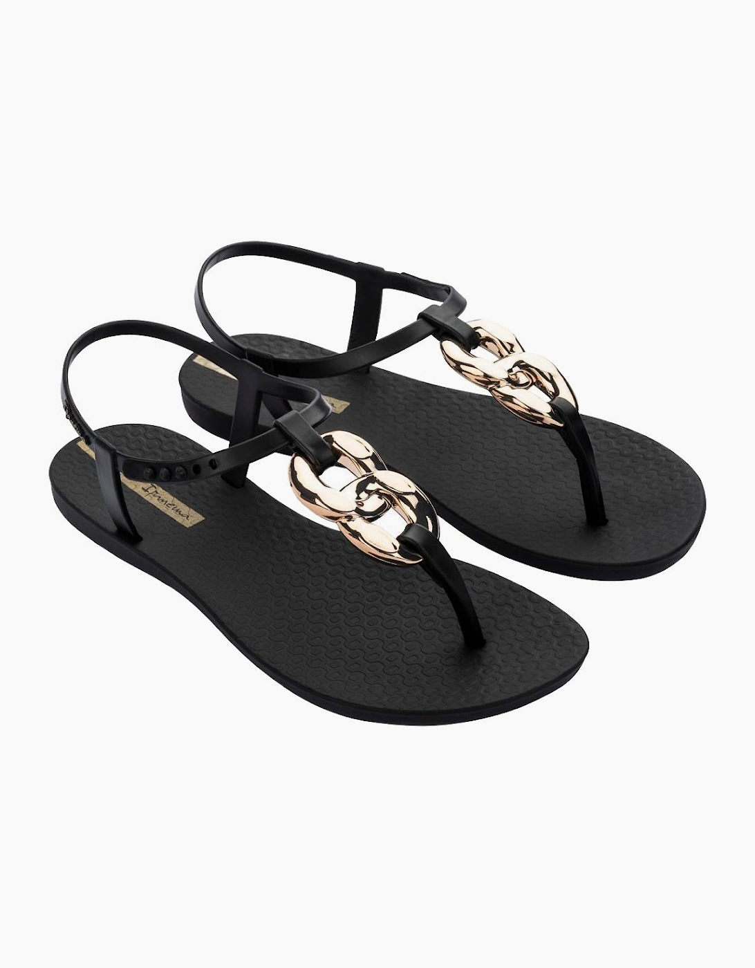 Ipanema Women's Black Class Connect Ii Sandal Fem Flip Flops - Size: 6