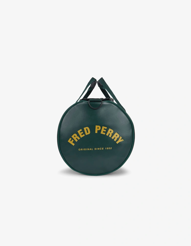 Fred Perry Recycled Polyester Classic Barrel Bag - Navy/Grassroots 83A
