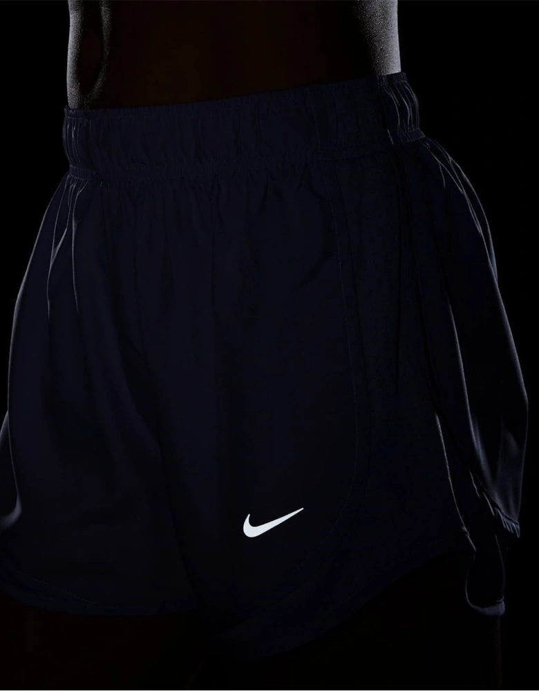 Womens Dri FIT Mid Rise Brief Lined Running Shorts