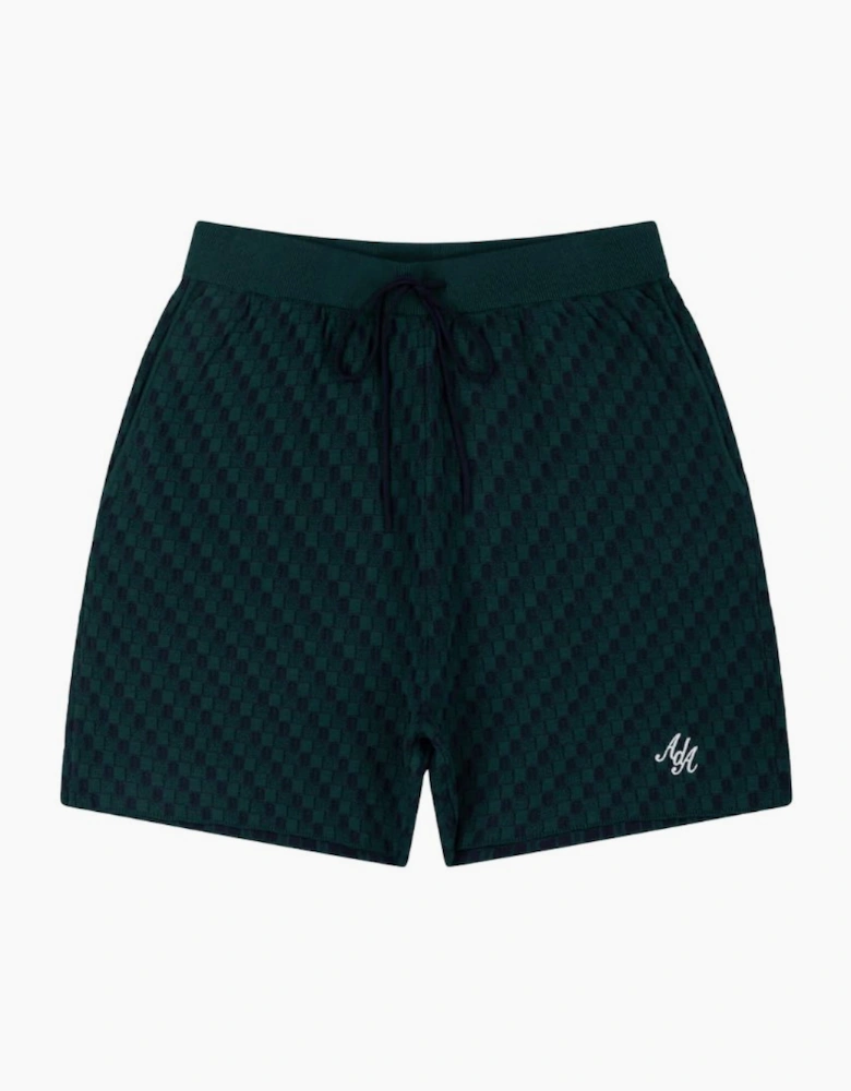 Alma De Ace Rezio Green Knitted Shorts