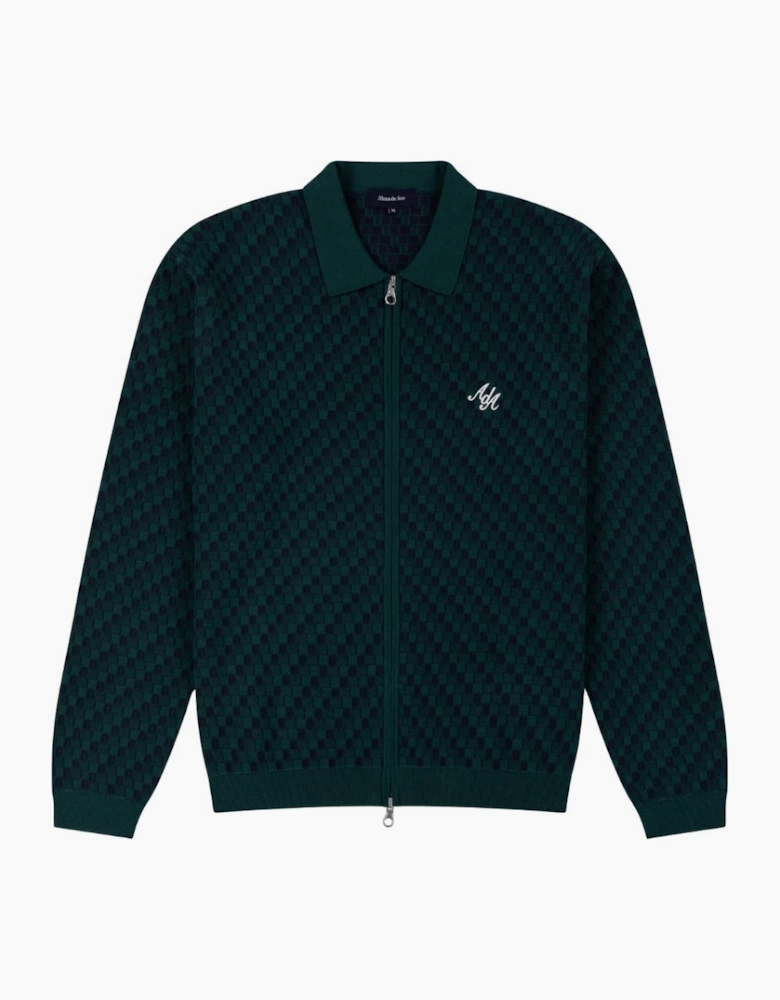 Alma De Ace Rezio Green Knitted Jacket
