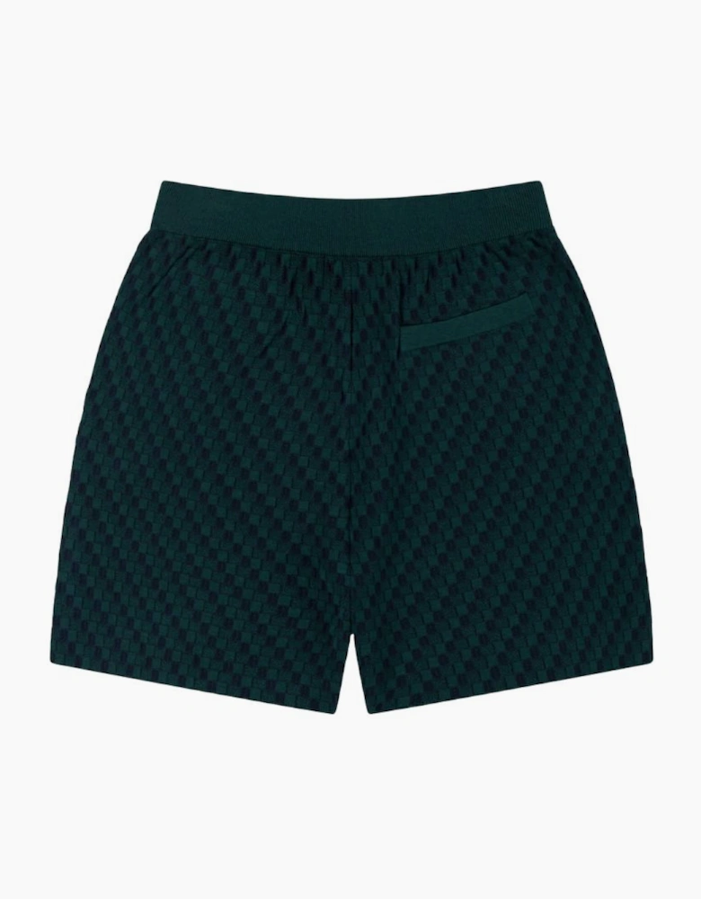 Alma De Ace Rezio Green Knitted Shorts