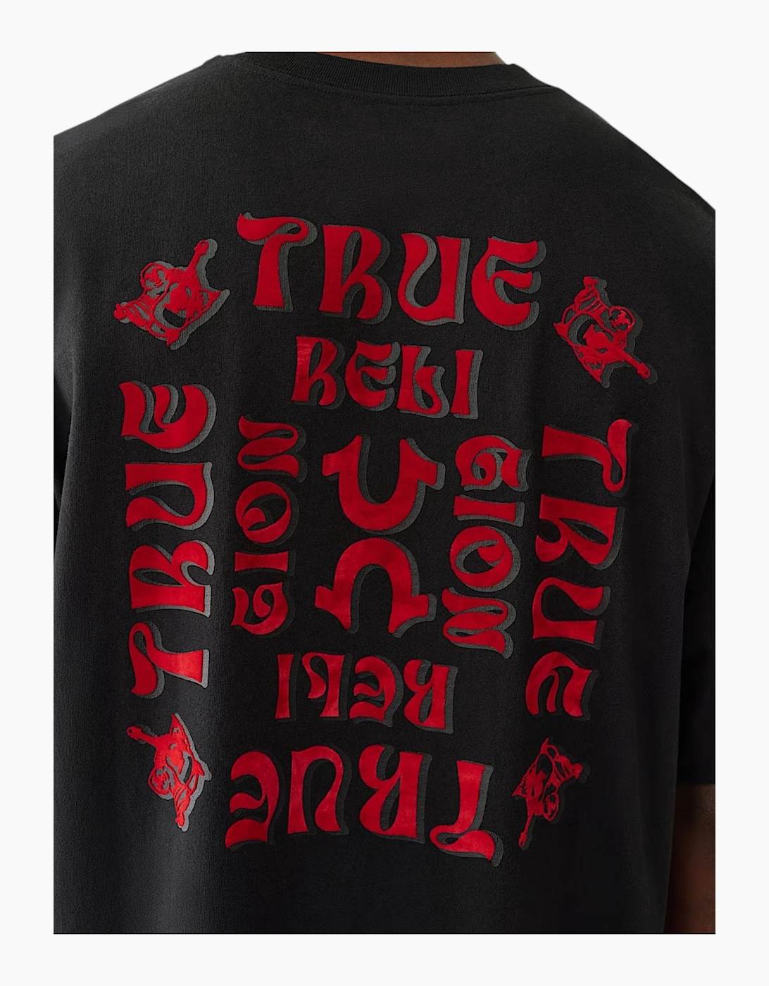 True Religion 109297 Mens Oversized T Shirts