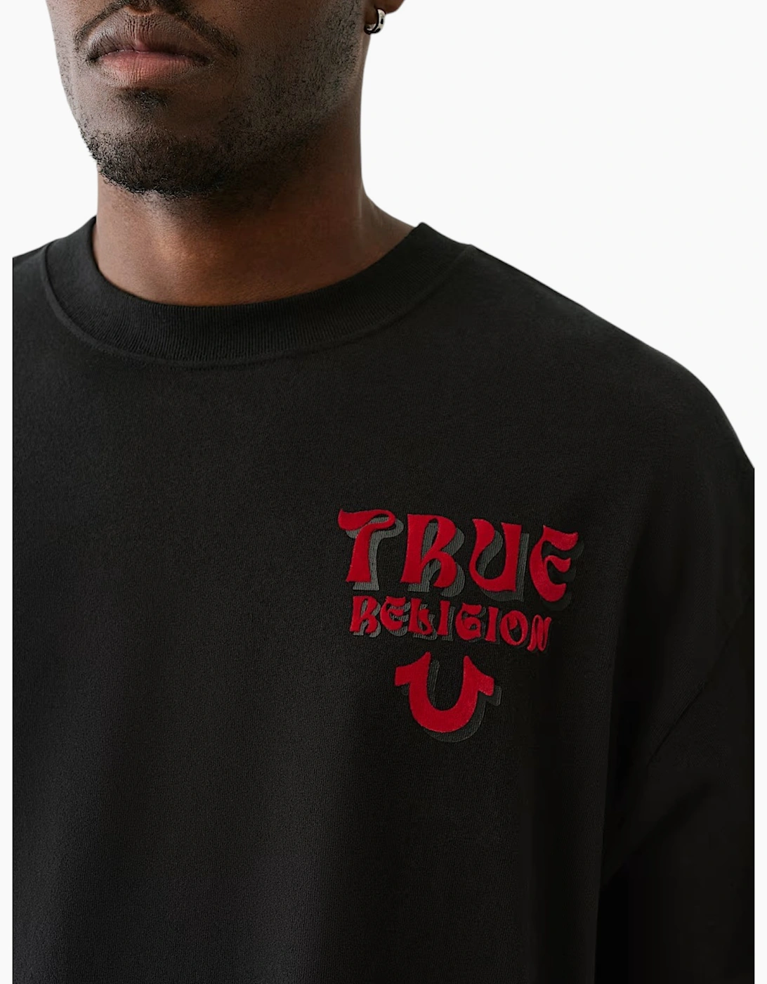 True Religion 109297 Mens Oversized T Shirts