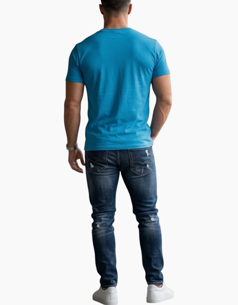 Diesel Mens T Shirts T-Adjust-V9 Graphic Logo Print