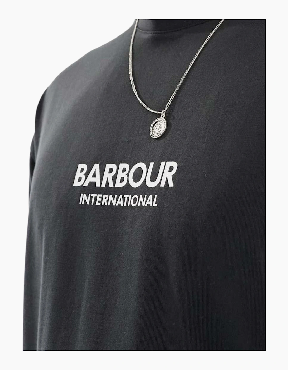 Barbour Mens T Shirts Relaxed Fit Crew Neck Tee