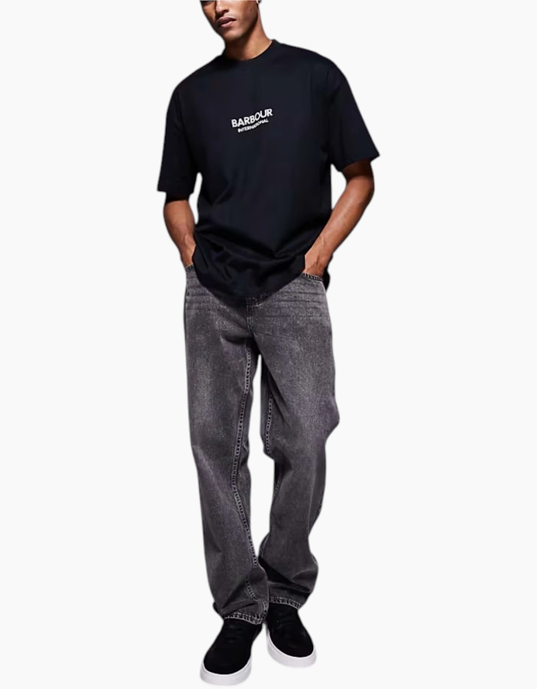 Barbour Mens T Shirts Relaxed Fit Crew Neck Tee