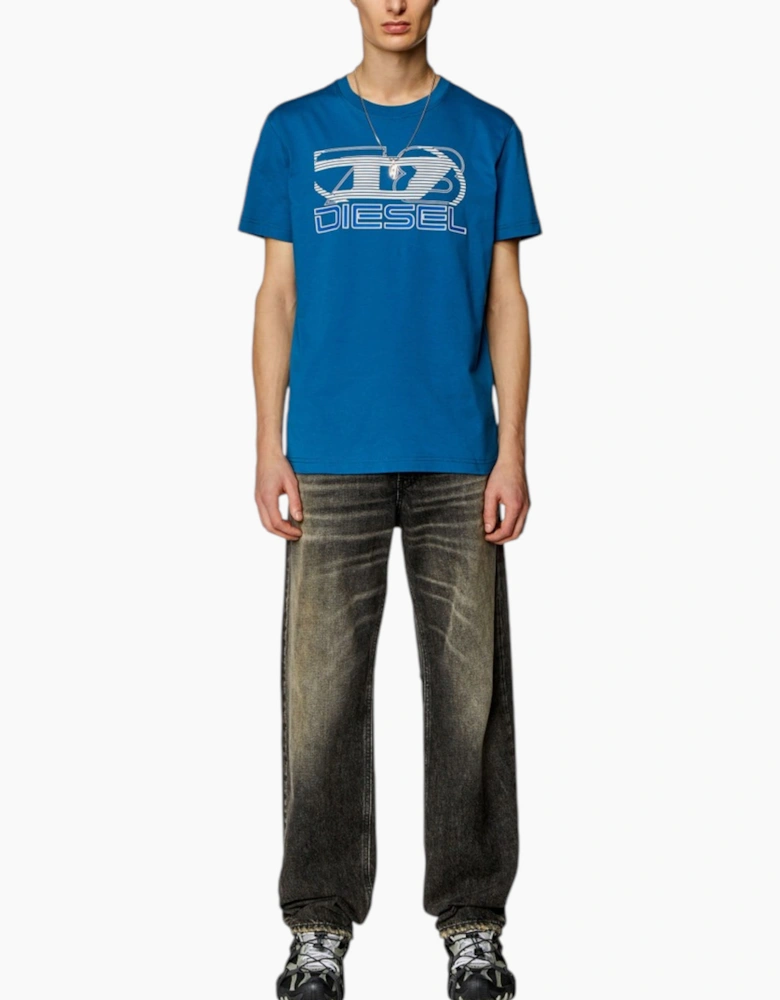 Diesel Mens T Shirts Diegor K74 Graphic Logo Tee