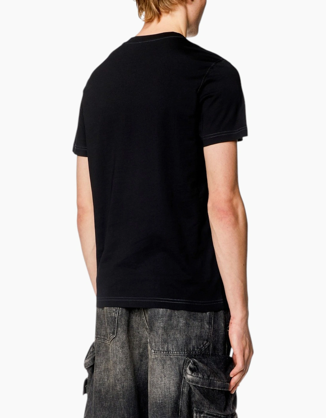 Diesel Mens T Shirts Diegor K74 Graphic Logo Tee