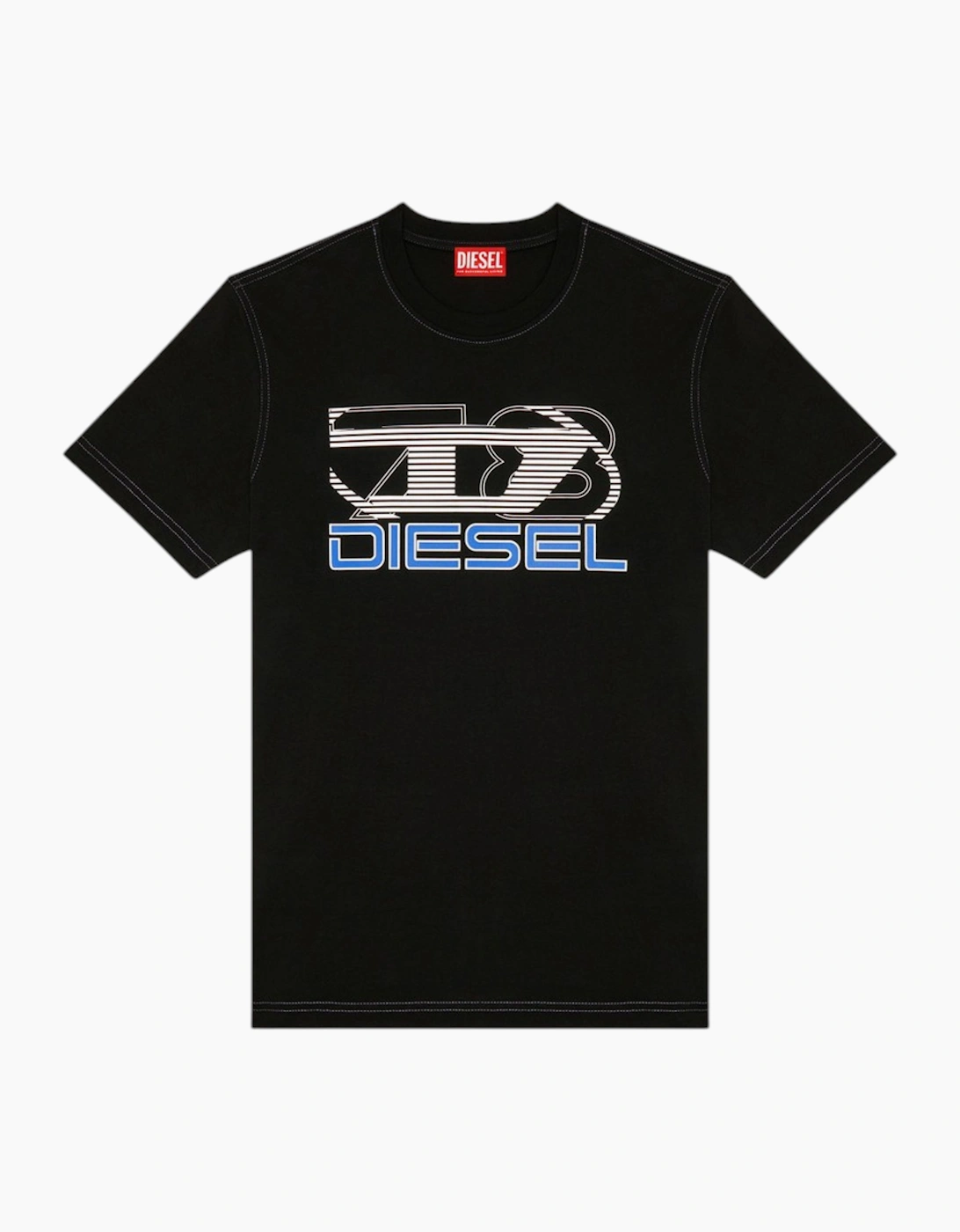 Diesel Mens T Shirts Diegor K74 Graphic Logo Tee