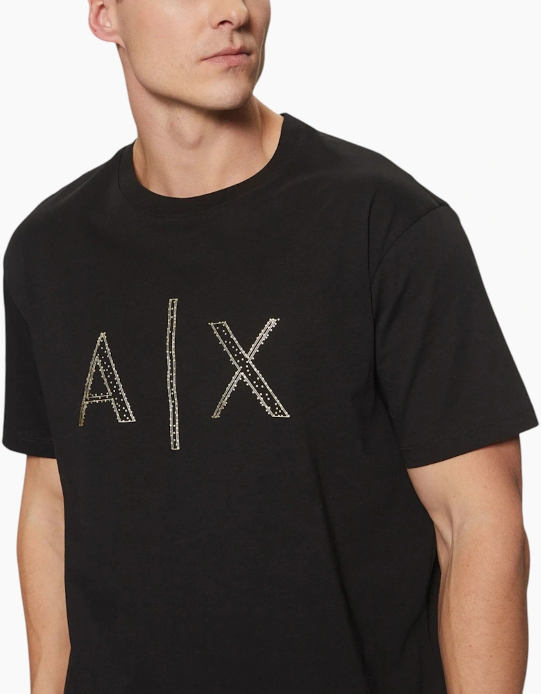 Armani Exchange Mens T-Shirts Milano A|X Print Casual Cotton Tee Summer Top
