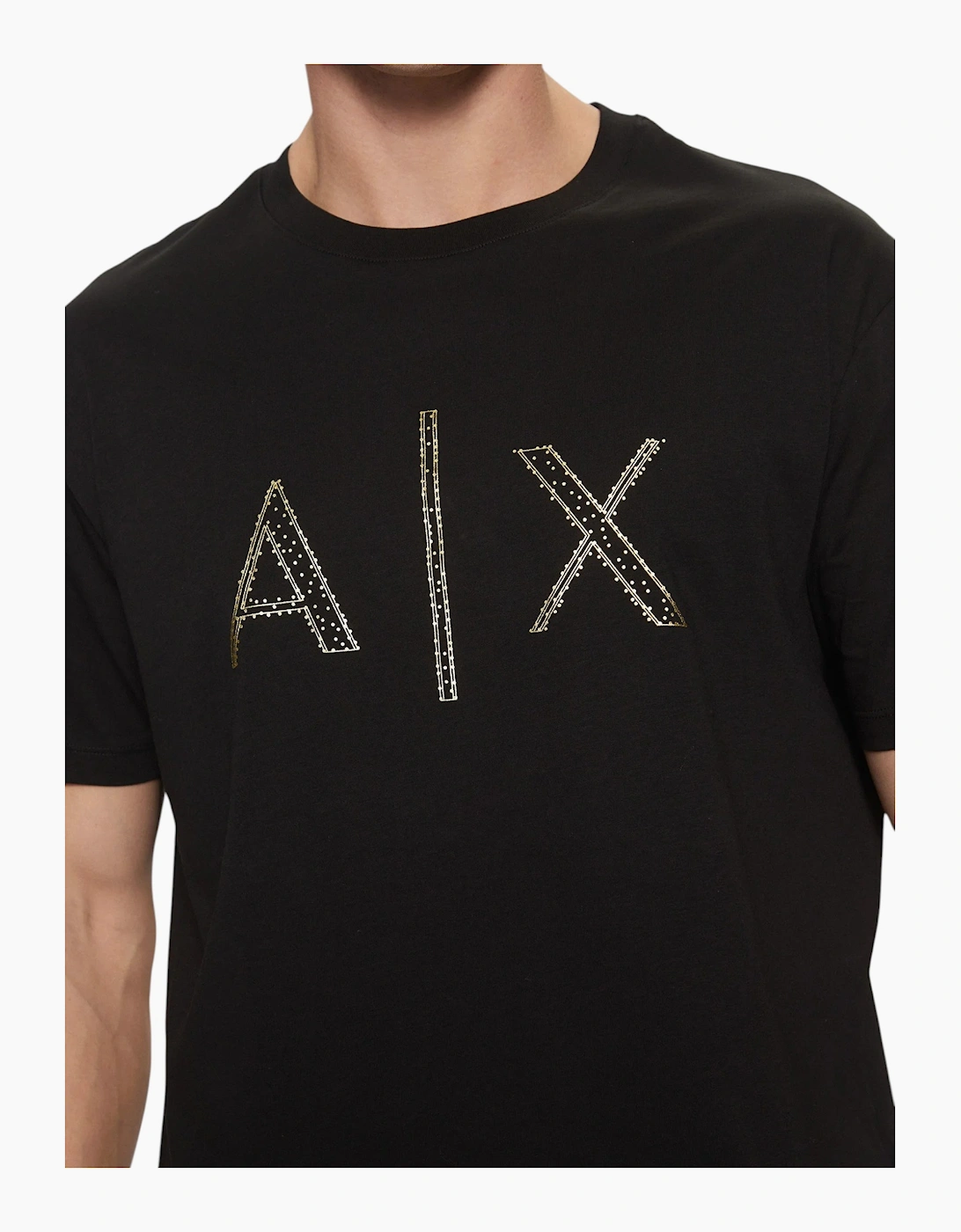 Armani Exchange Mens T-Shirts Milano A|X Print Casual Cotton Tee Summer Top