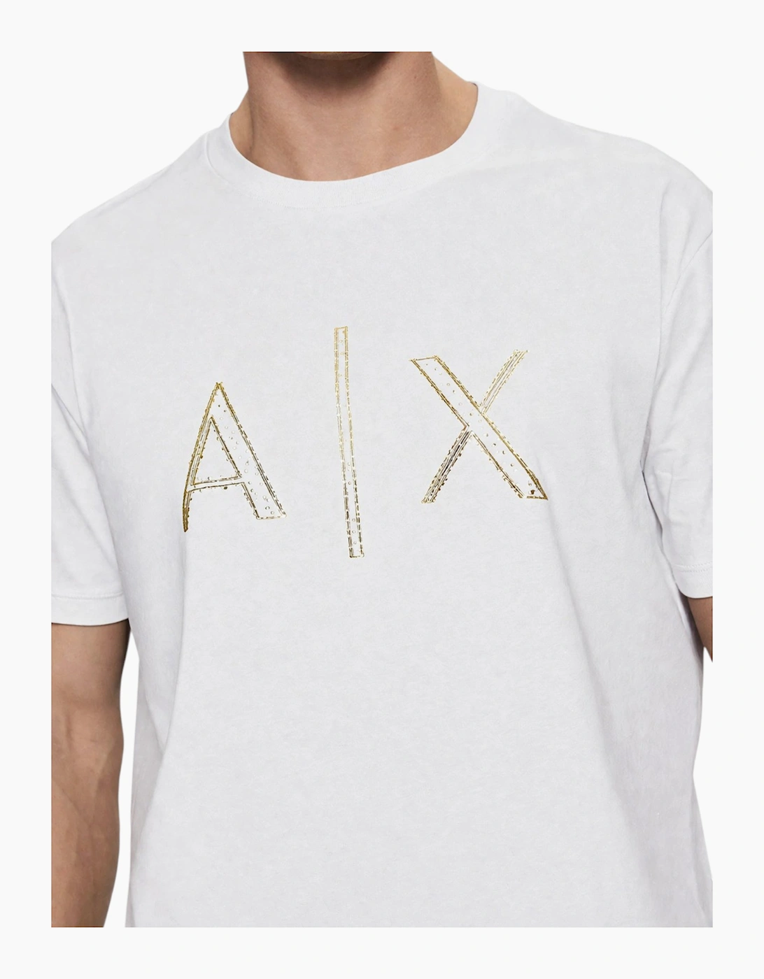 Armani Exchange Mens T-Shirts Milano A|X Print Casual Cotton Tee Summer Top