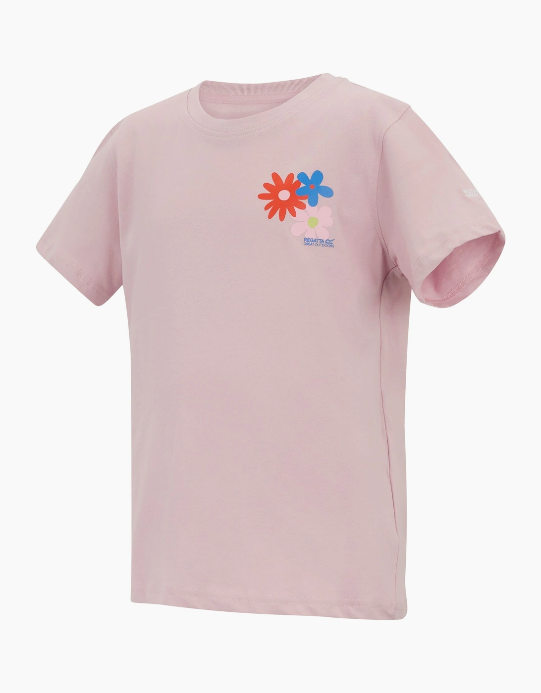 Regatta Childrens/Kids Bosley Floral Back Print T-Shirt