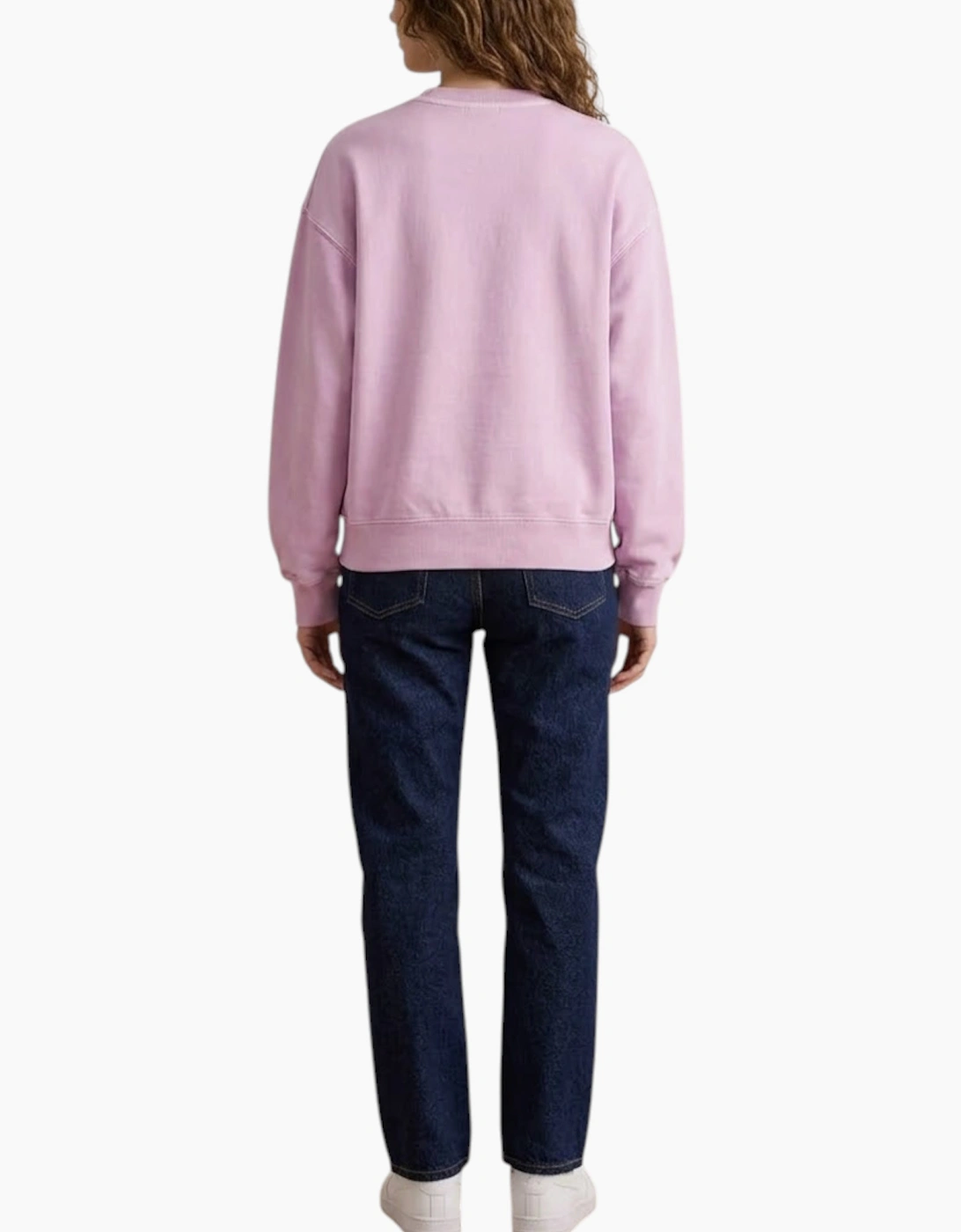 Carhartt Womens Sweatshirt WIP nelson Jumper Crew Neck Drop shoulders Knitted
