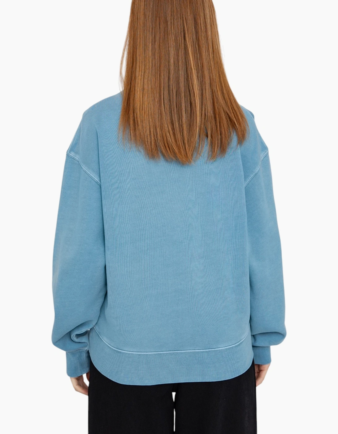 Carhartt Womens Sweatshirt WIP nelson Jumper Crew Neck Drop shoulders Knitted