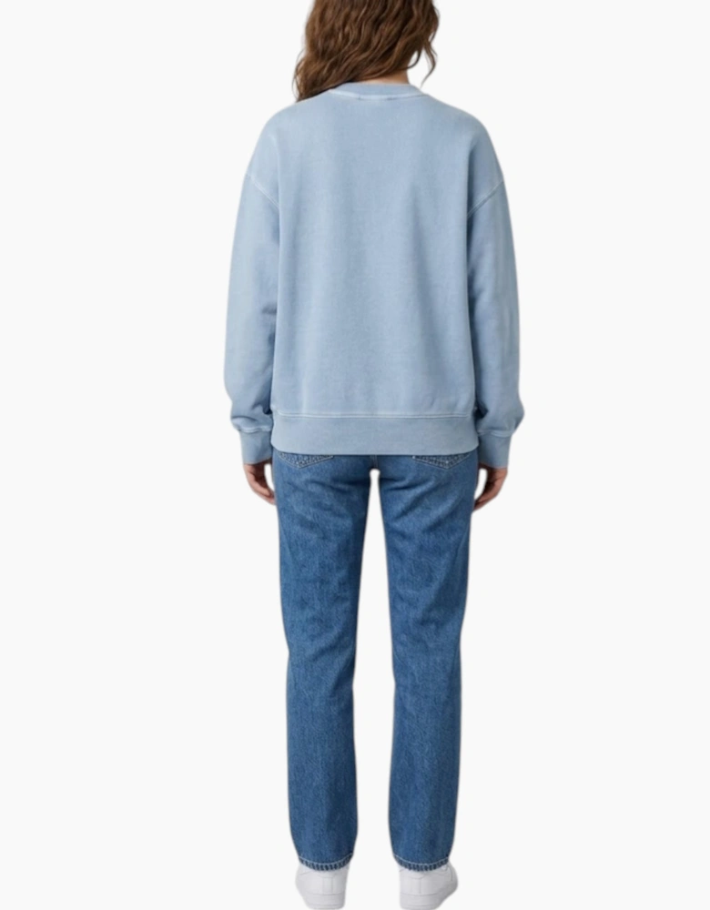 Carhartt Womens Sweatshirt WIP nelson Jumper Crew Neck Drop shoulders Knitted