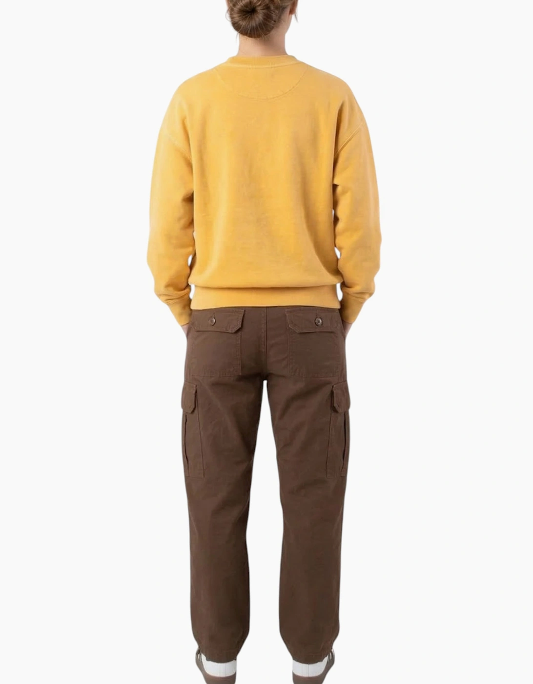 Carhartt Womens Sweatshirt WIP nelson Jumper Crew Neck Drop shoulders Knitted