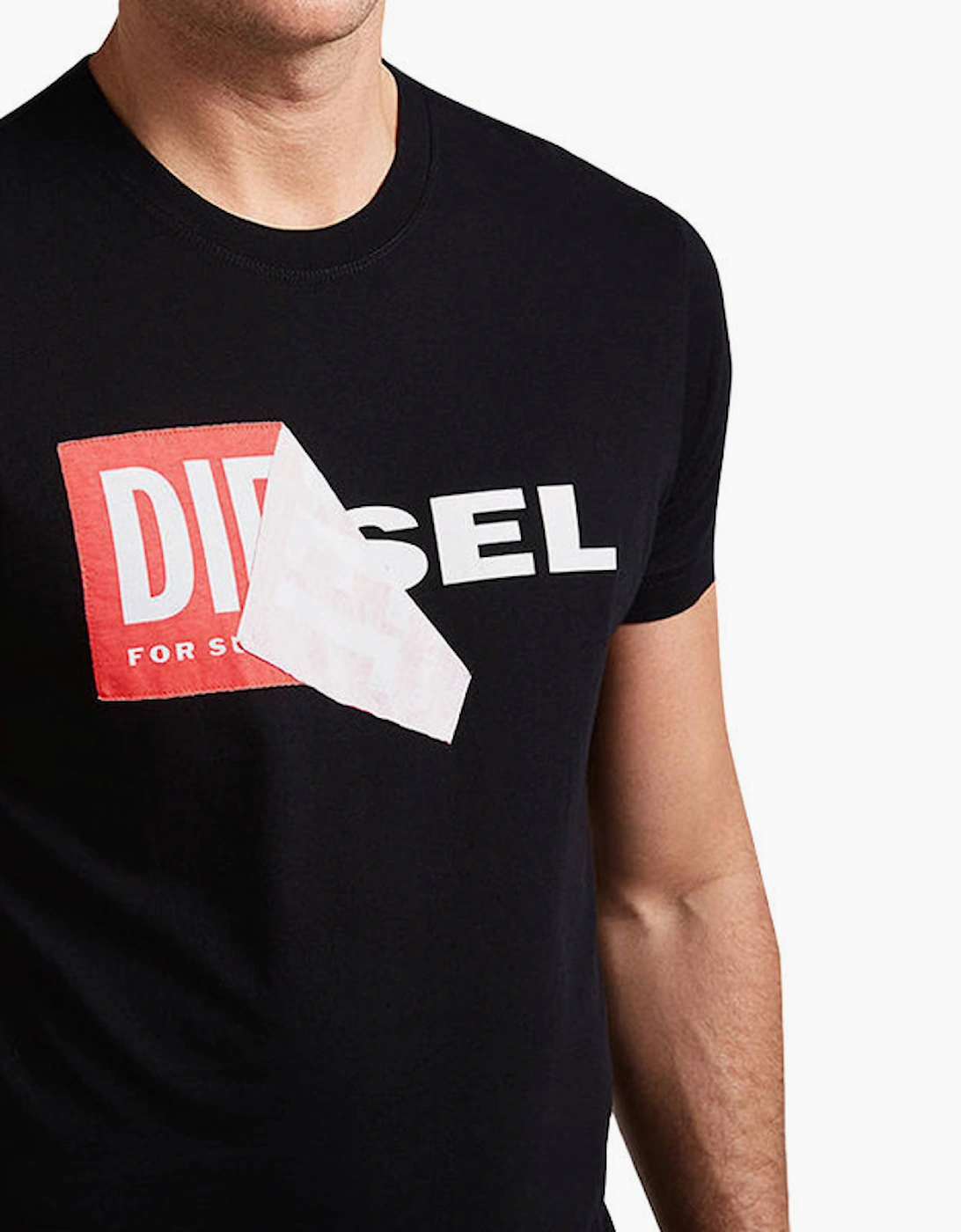 DIESEL T DIEGO QA Mens T-Shirt Short Sleeve Slim Fit Casual