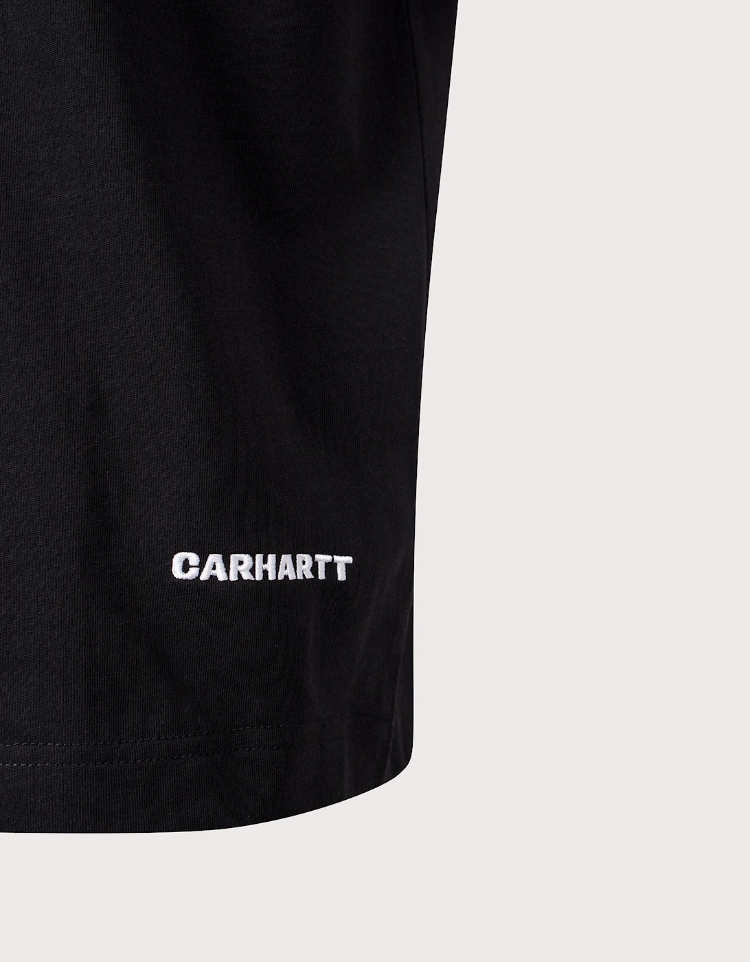 Boxy Loose Fit Link Script T-Shirt