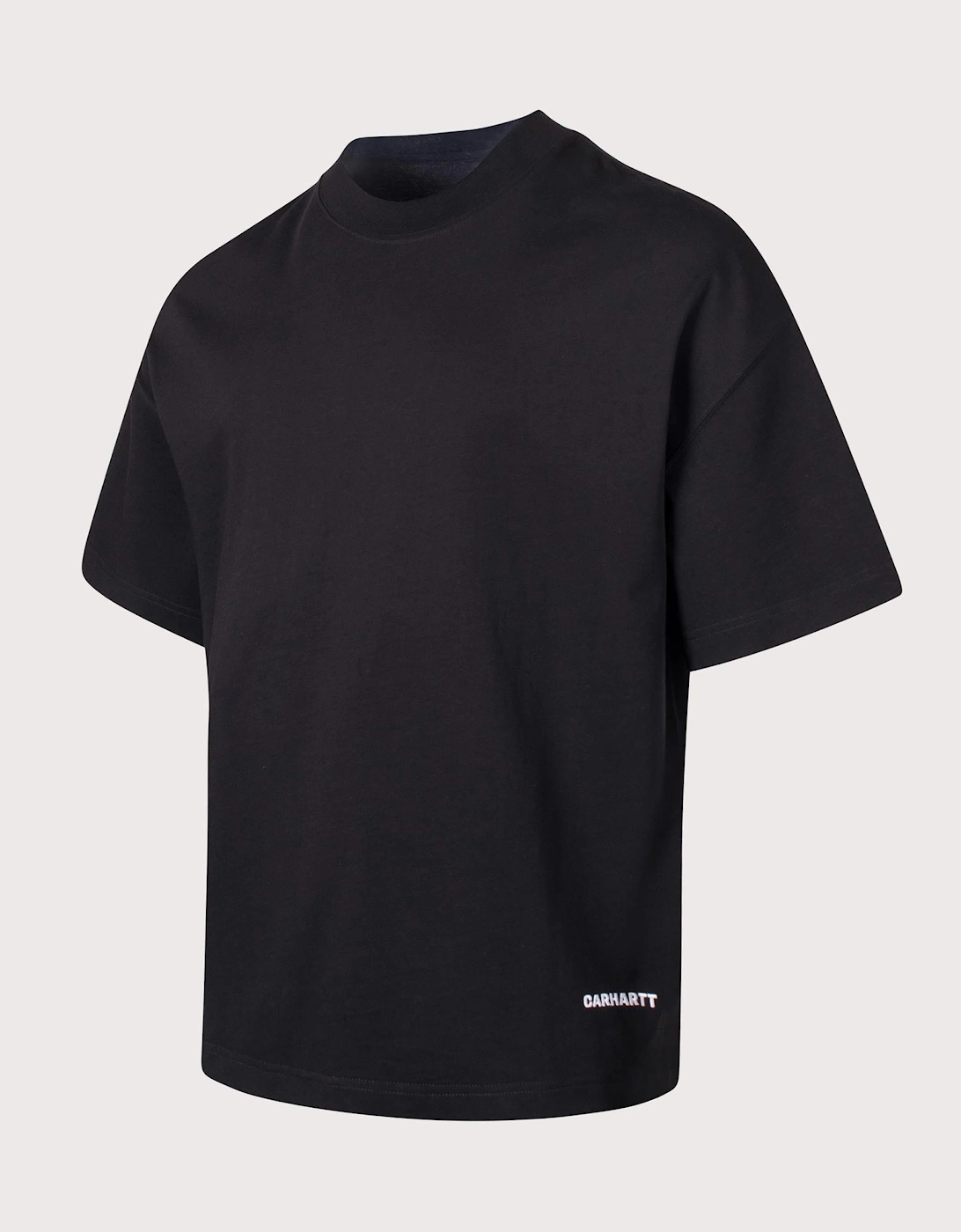 Boxy Loose Fit Link Script T-Shirt