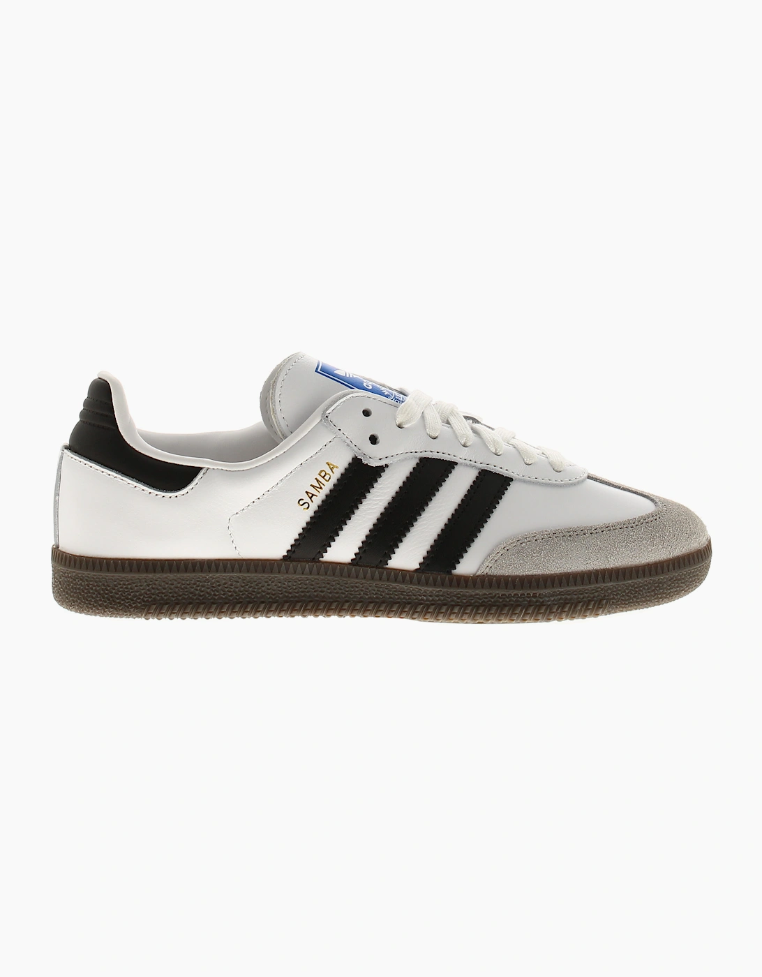 Adidas Originals Womens Trainers Samba Og Leather Lace Up white UK Size