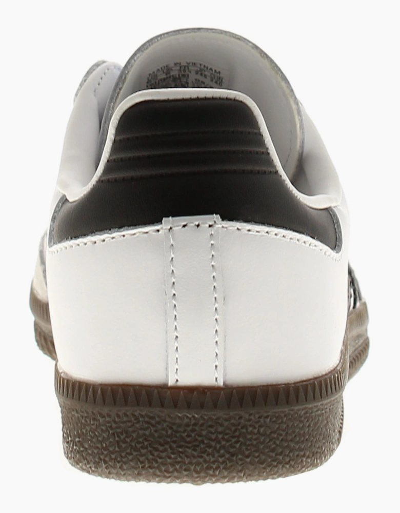 Adidas Originals Womens Trainers Samba Og Leather Lace Up white UK Size