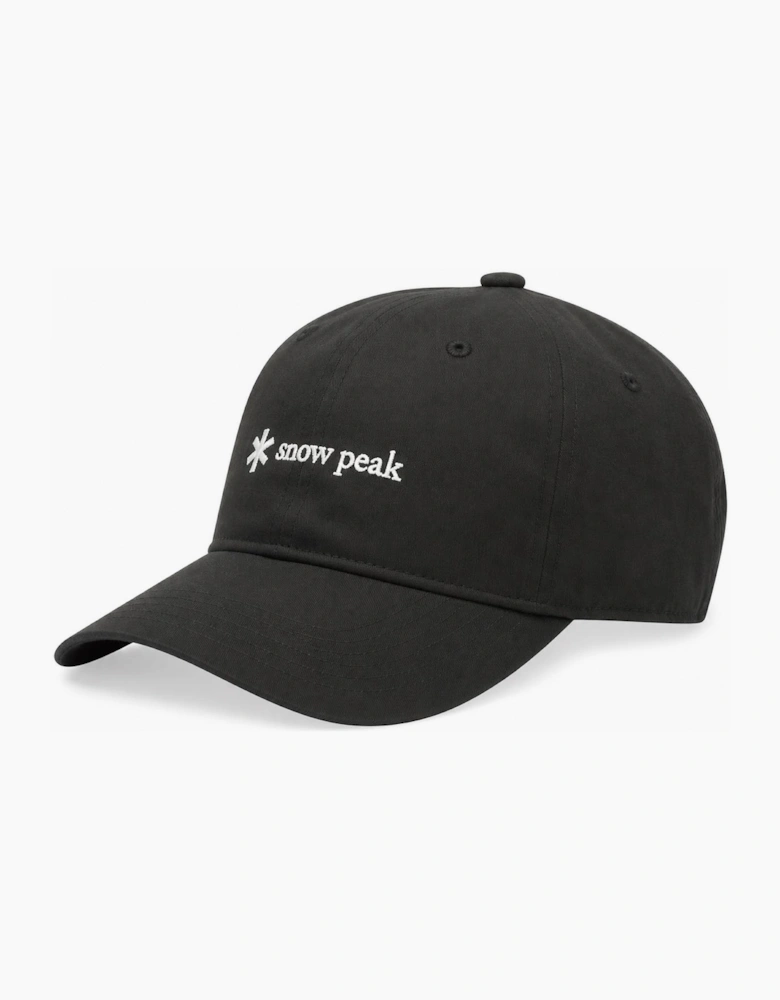 Snow Peak Logo Cap Black