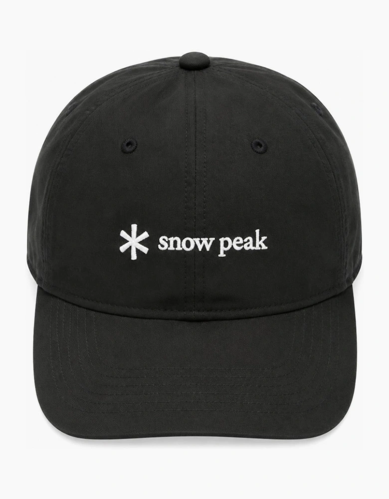 Snow Peak Logo Cap Black