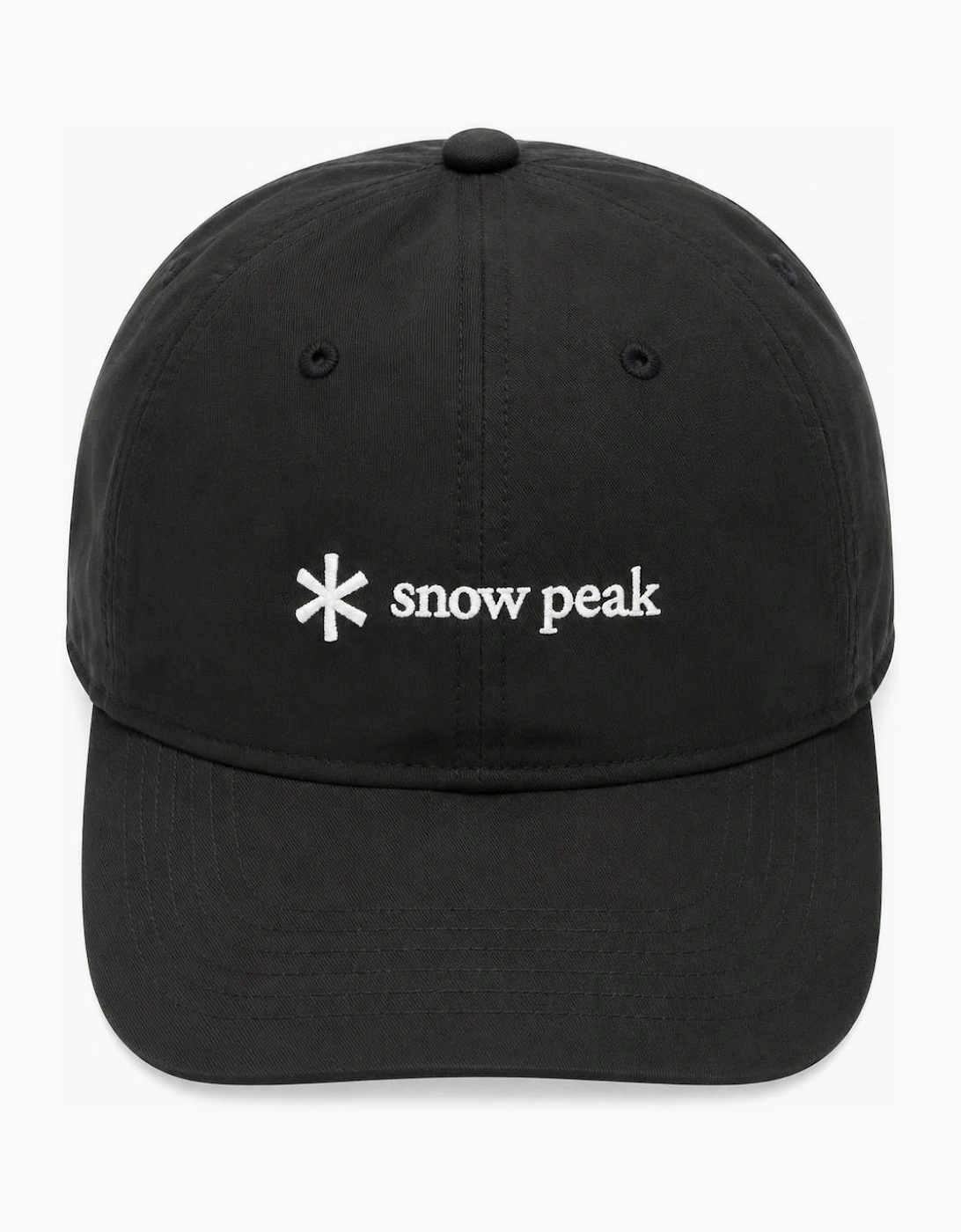 Snow Peak Logo Cap Black