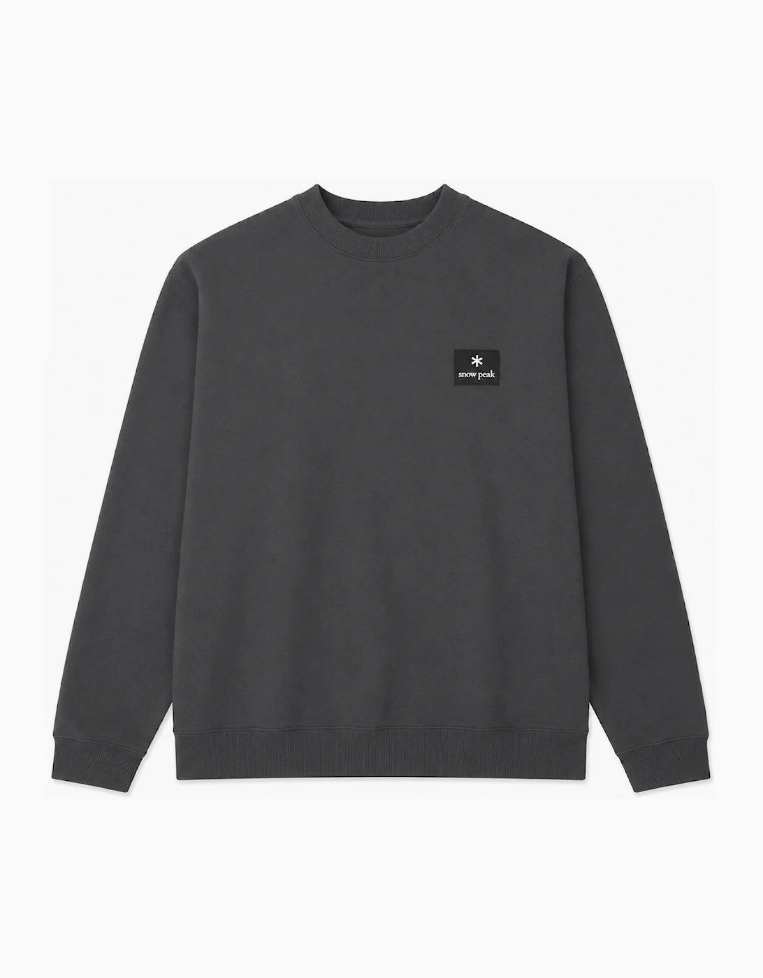 Snow Peak Square Logo Sweatshirt Charcoal, 4 of 3