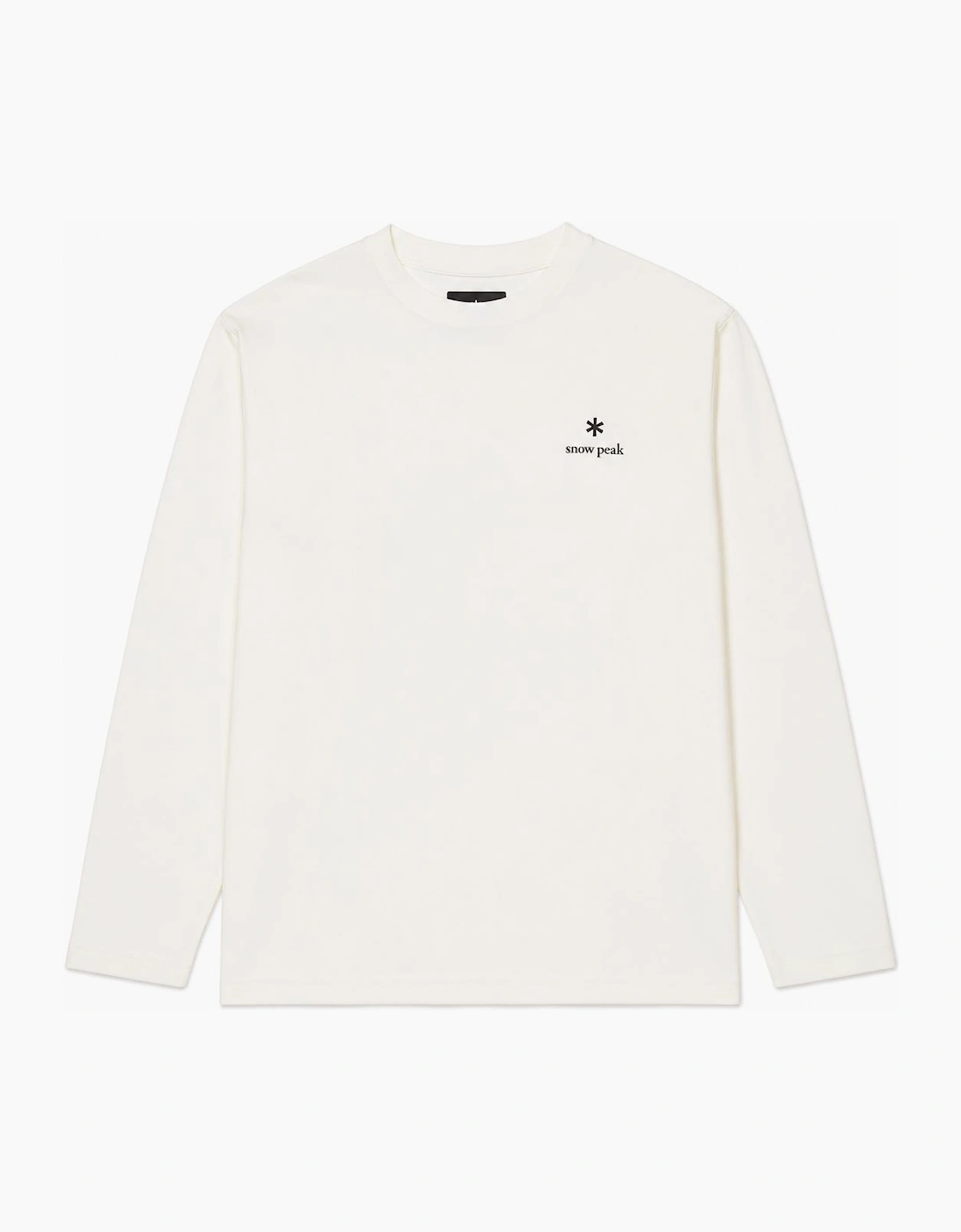 Snow Peak L/S Logo T-Shirt Off White, 4 of 3