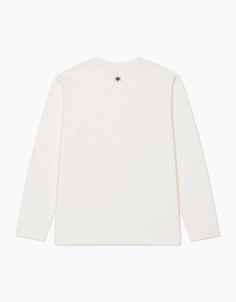 Snow Peak L/S Logo T-Shirt Off White