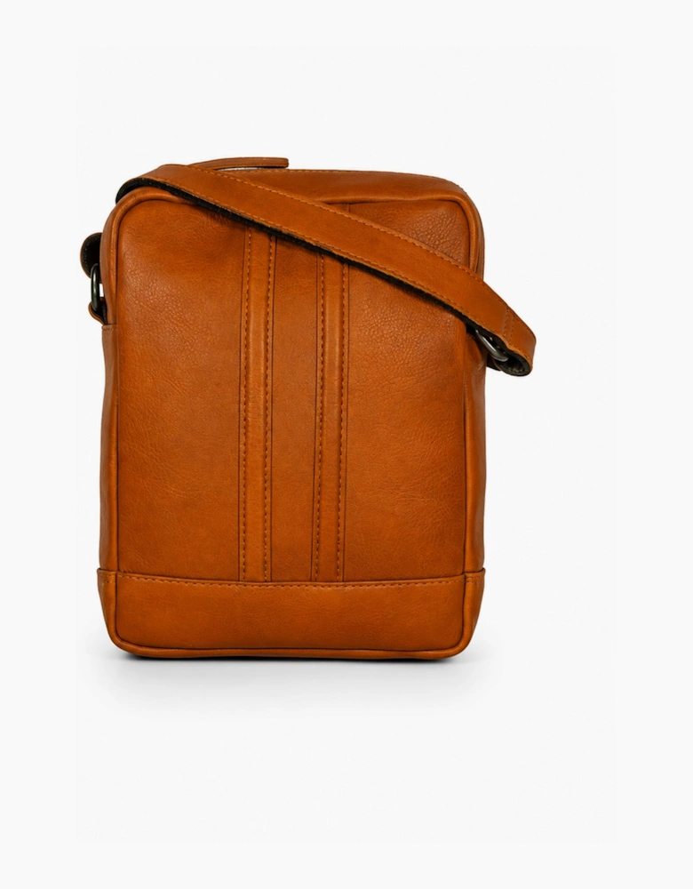 Rowallan Spartan Light Tan Medium Single Top Zip Cross Body Man Bag
