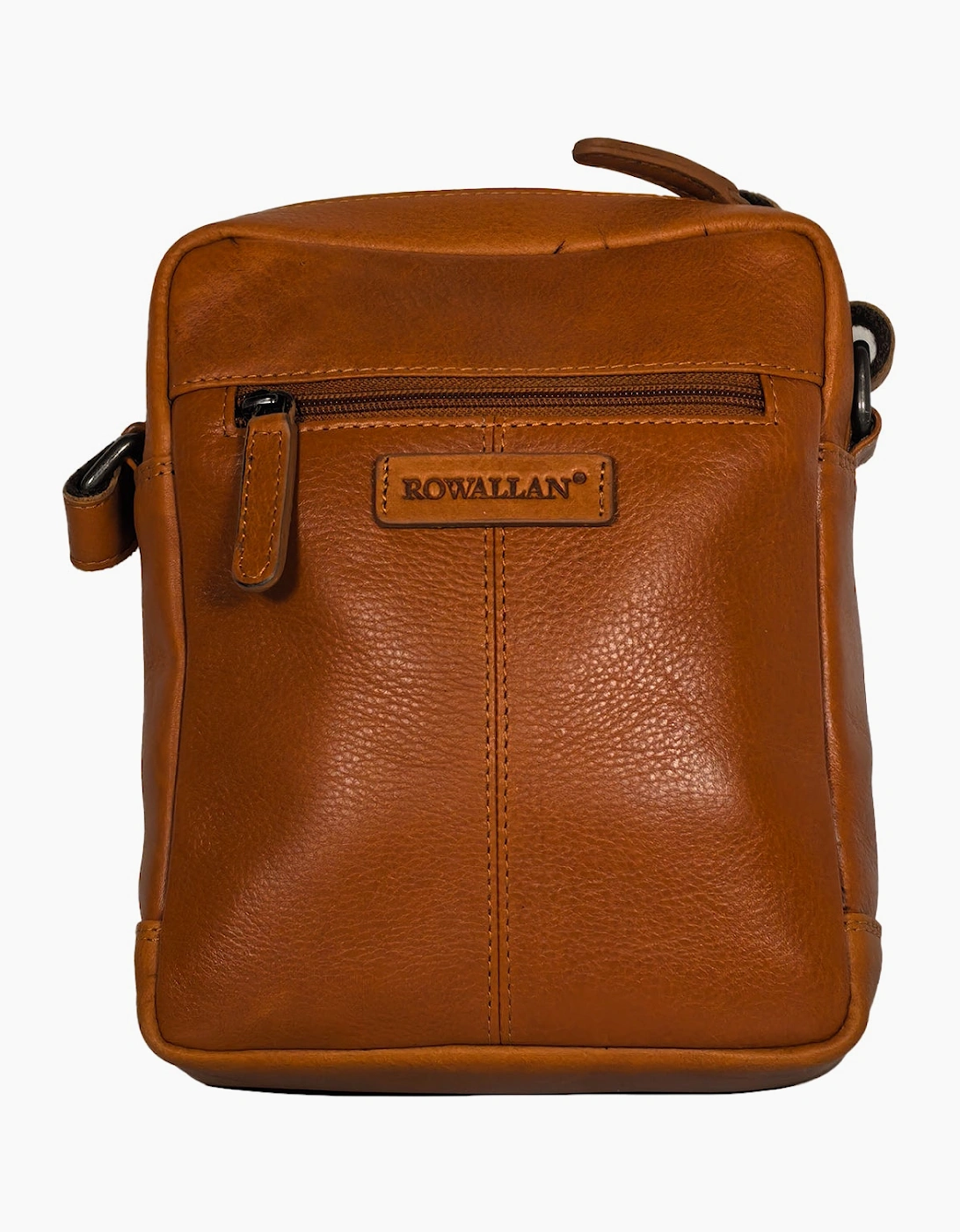 Rowallan Spartan Light Tan Medium Single Top Zip Cross Body Man Bag