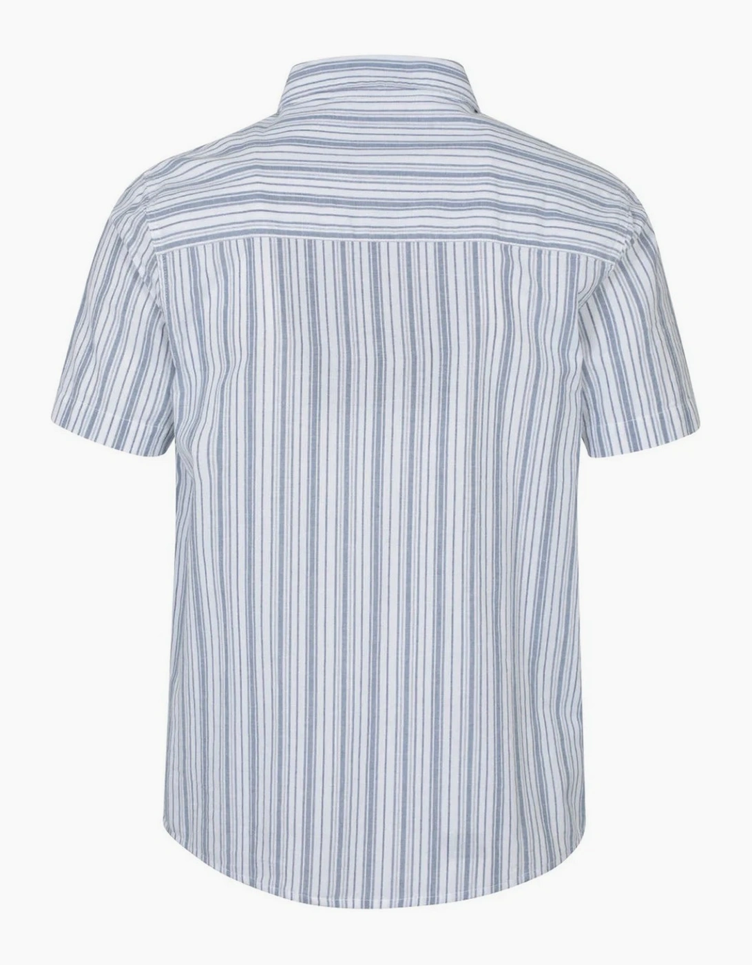 Mountain Warehouse Mens Derby Stripe Cotton Short-Sleeved Shirt