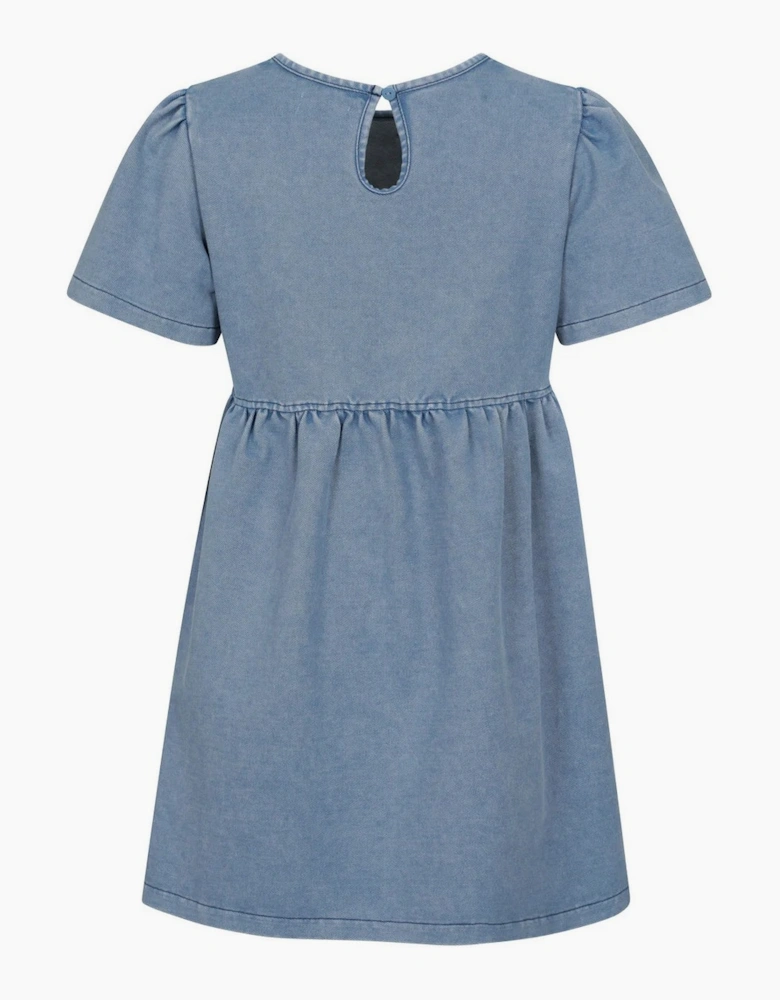 Mountain Warehouse Girls Elodie Plain Chambray Midi Dress