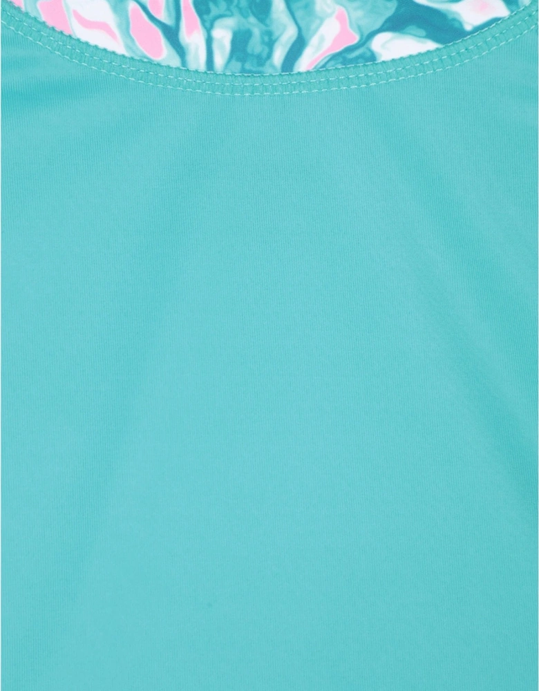 Mountain Warehouse Childrens/Kids Marble Effect Long-Sleeved Rash Guard
