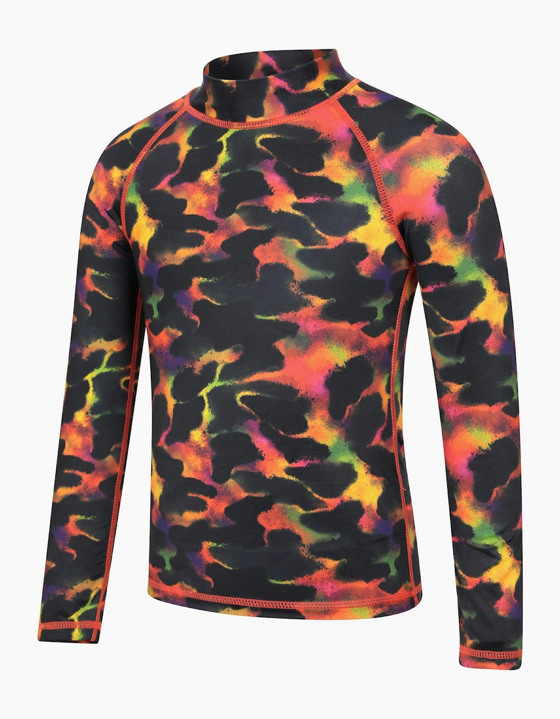 Mountain Warehouse Childrens/Kids Abstract Long-Sleeved Rash Top