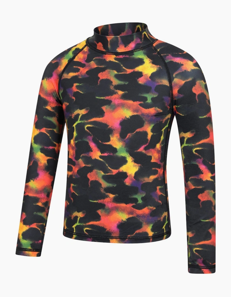 Mountain Warehouse Childrens/Kids Abstract Long-Sleeved Rash Top