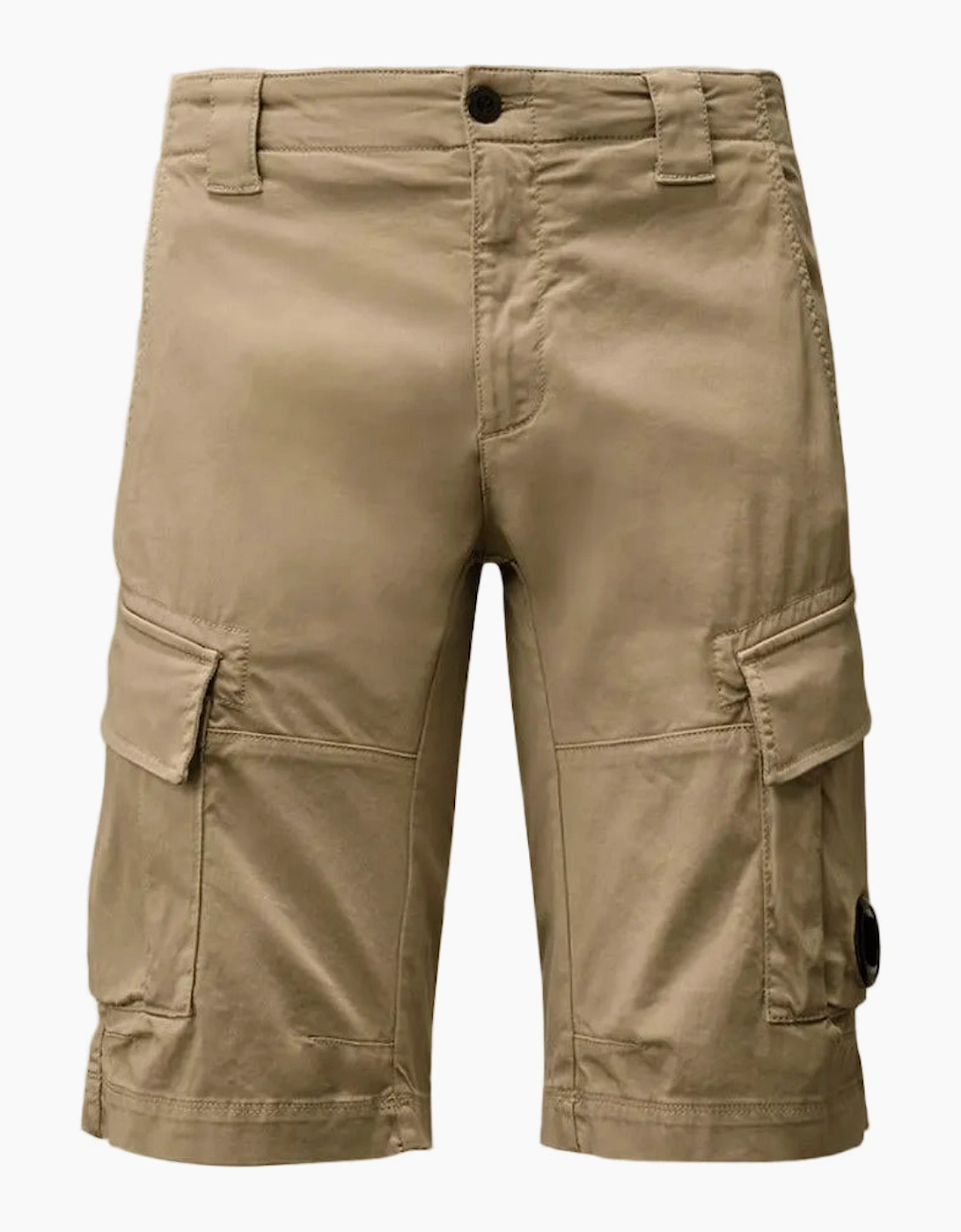 Satin Stretch Lens Cargo Shorts
