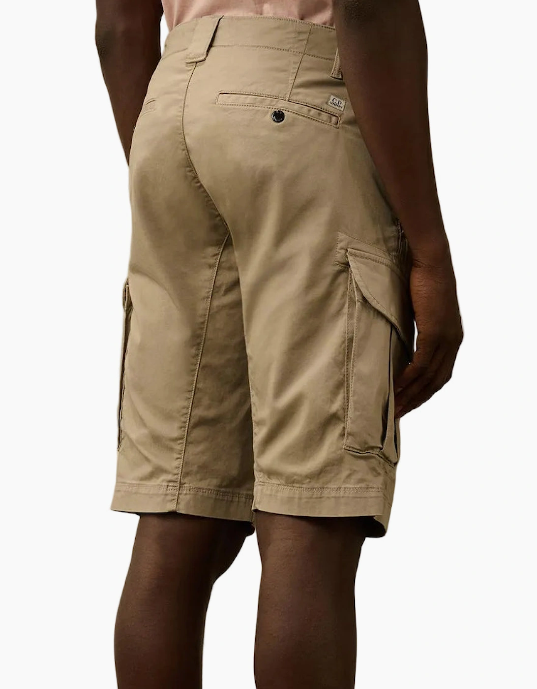 Satin Stretch Lens Cargo Shorts