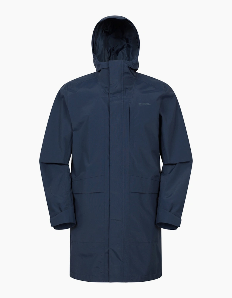 Mountain Warehouse Mens Scope Long Length Waterproof Jacket