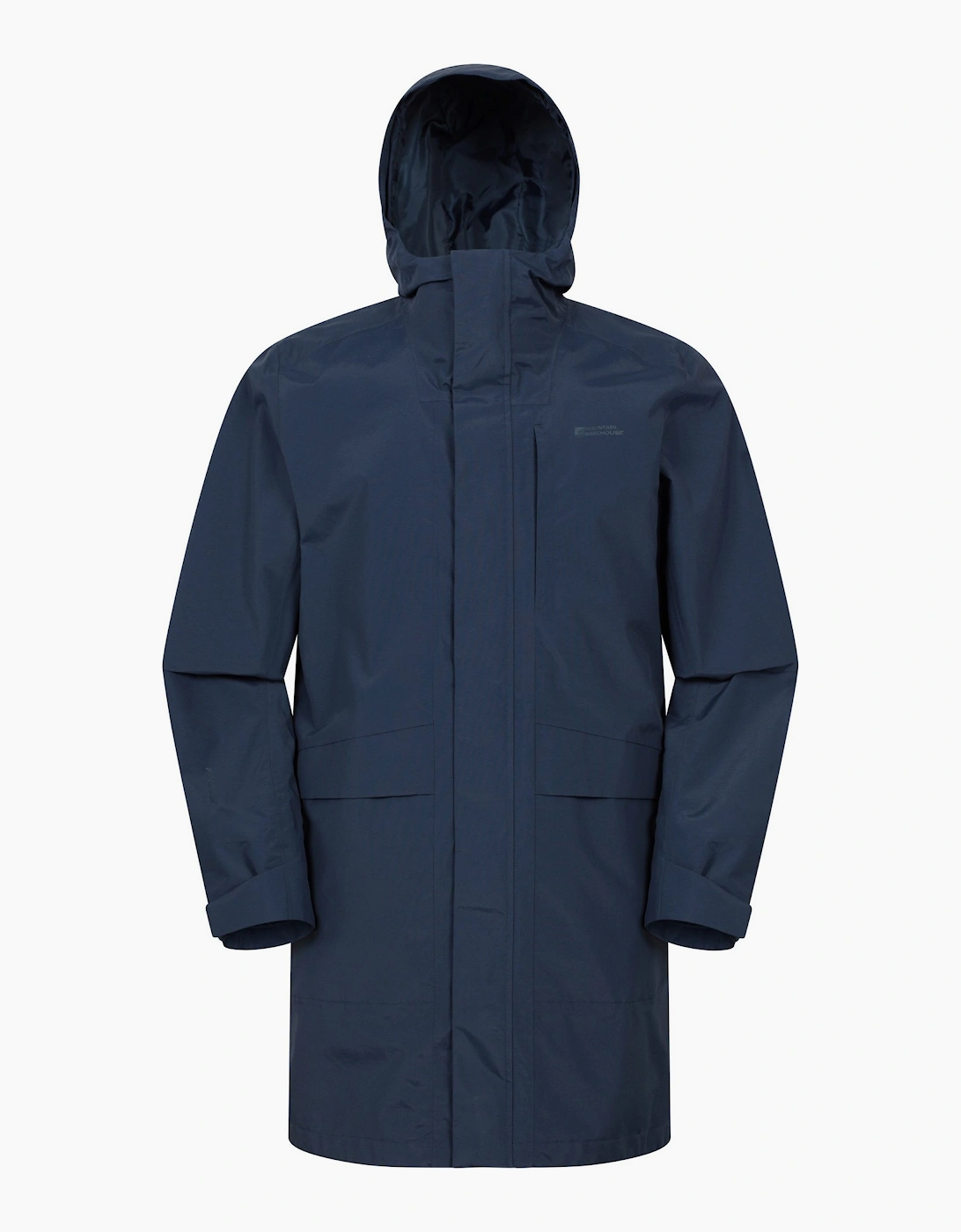 Mountain Warehouse Mens Scope Long Length Waterproof Jacket