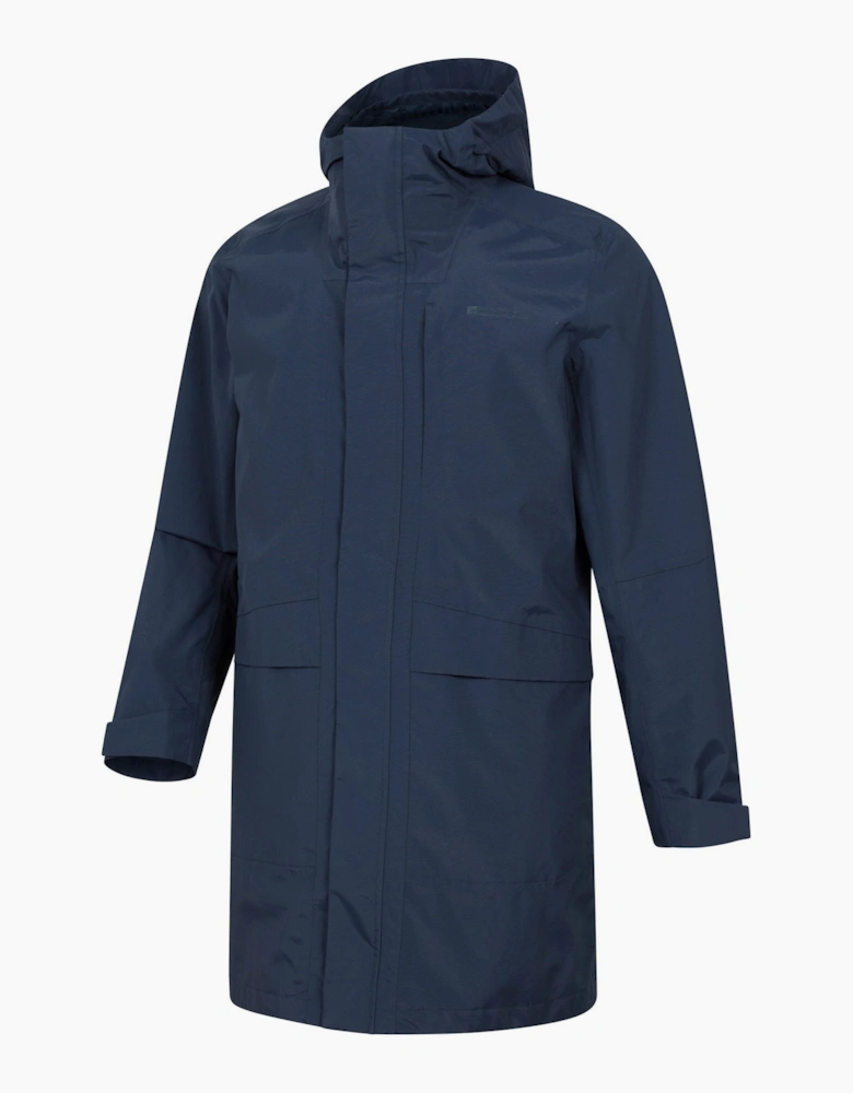 Mountain Warehouse Mens Scope Long Length Waterproof Jacket