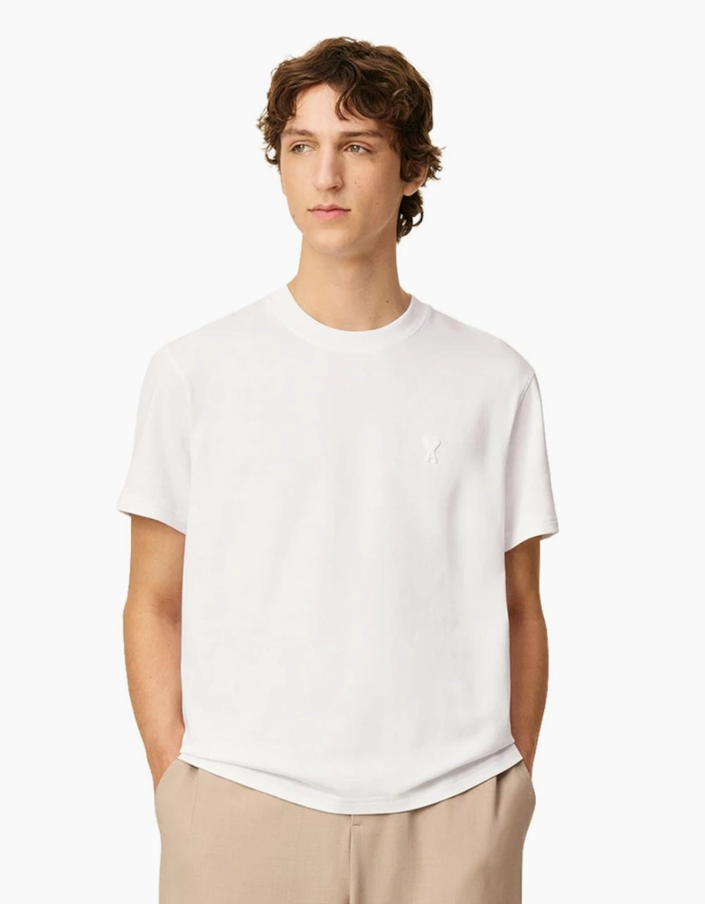 Ami Paris De Coeur T-shirt in White