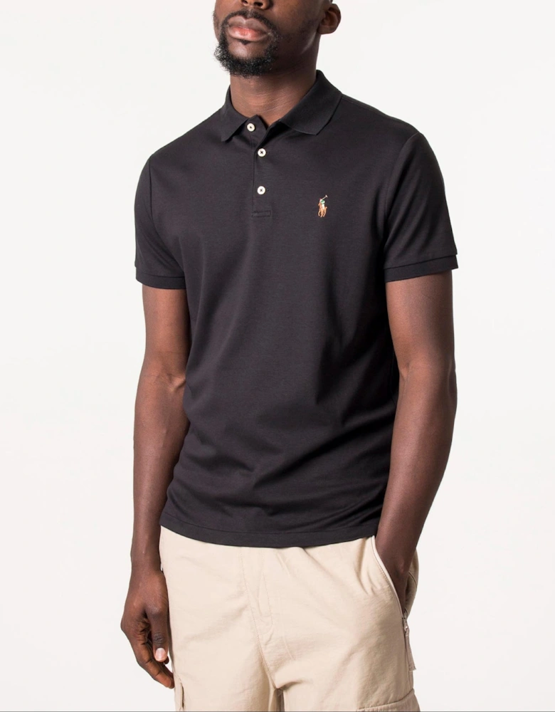 Custom Slim Fit Interlock Polo Shirt