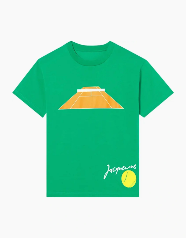JACQUEMUS TENNIS COURT TEE GREEN