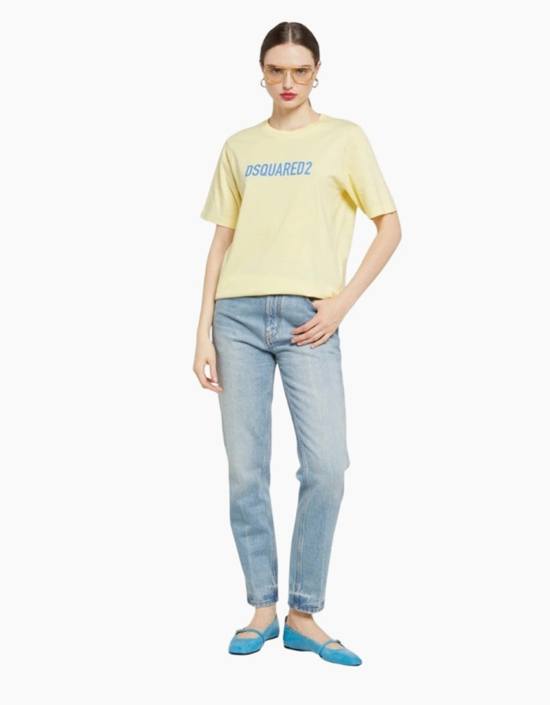 Dsquared2 Eco Dyed Easy Yellow T-Shirt